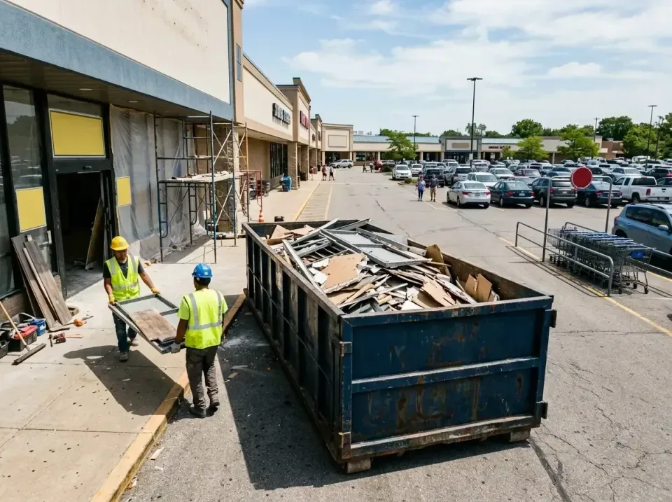 retail-store-renovation-debris-003 — frequently asked questions, Roll-off Dumpster Rentals in Russellville, AR